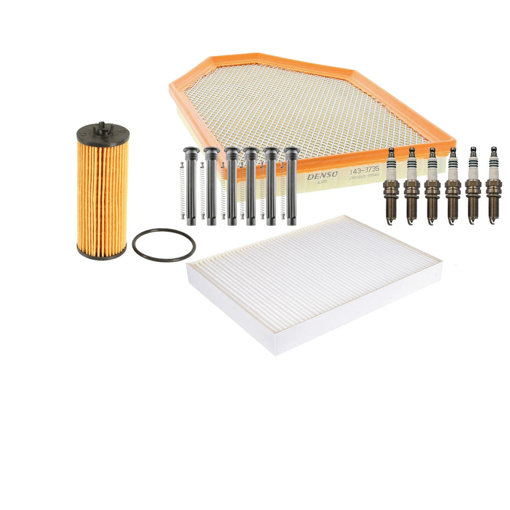 Denso Tune Up Kit 6 Spark Plugs & Boots for Dodge 300 Challenger Charger (2011–2023)