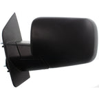Manual Mirror for Nissan Titan (2004–2015) Left Textured Black Folding