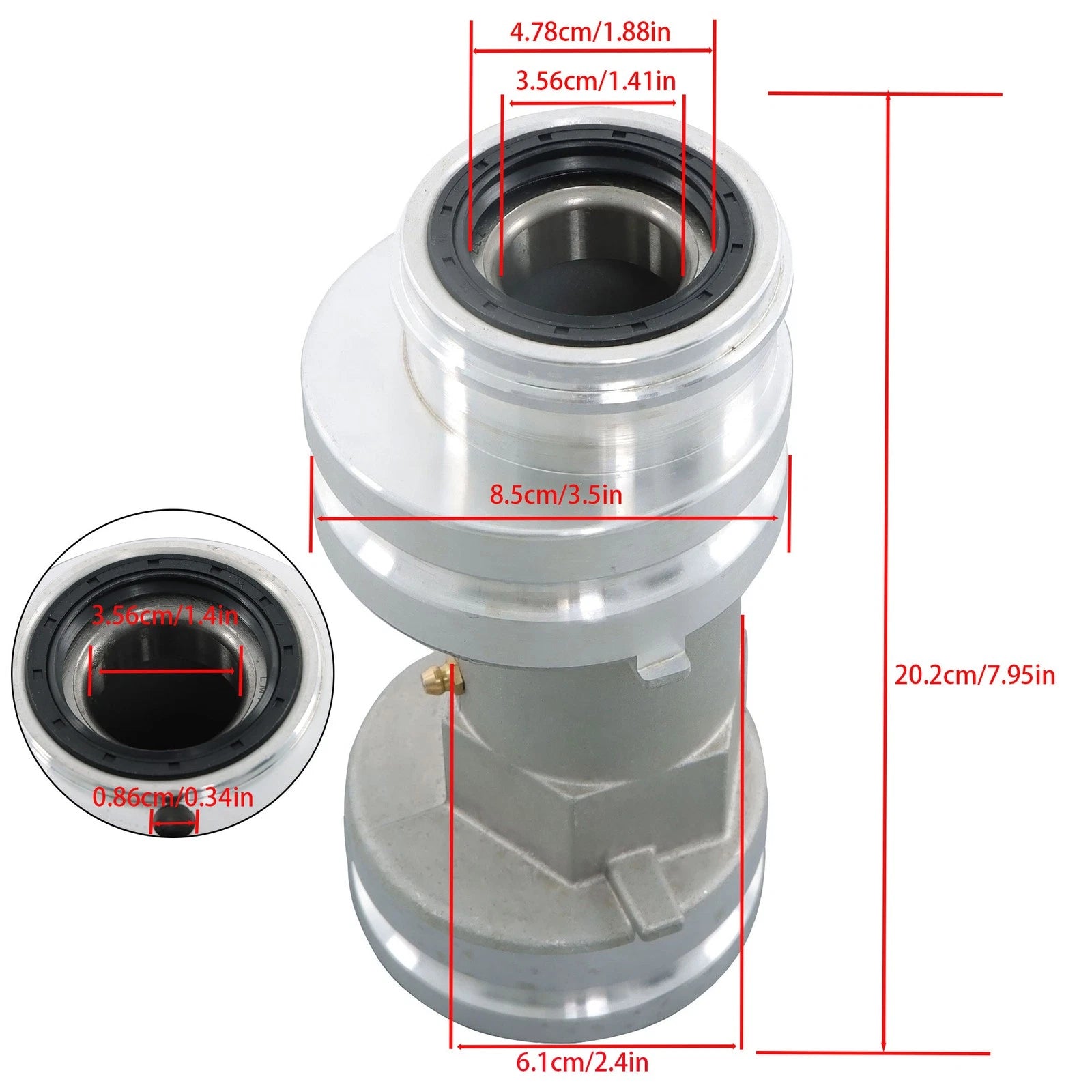 Rear Axle Bearing Housing for Polaris
