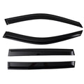 Set of 4 Window Rain Visors for Jeep Compass (2007–2017) Black