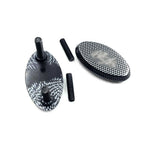 Mirror Block Off Plates for Kawasaki Ninja ZX6R ZX6RR 2005–2008, ZX10R Carbon