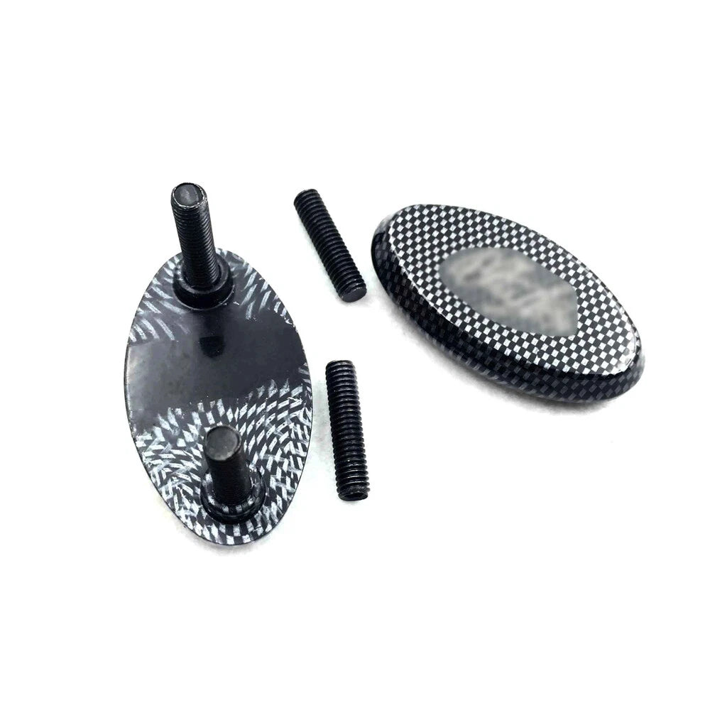 Mirror Block Off Plates for Kawasaki Ninja ZX6R ZX6RR 2005–2008, ZX10R Carbon
