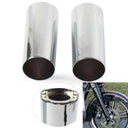 Smooth Fork Tube Slider Covers for Harley Electra Tri Glide FLHX (2009-2023)