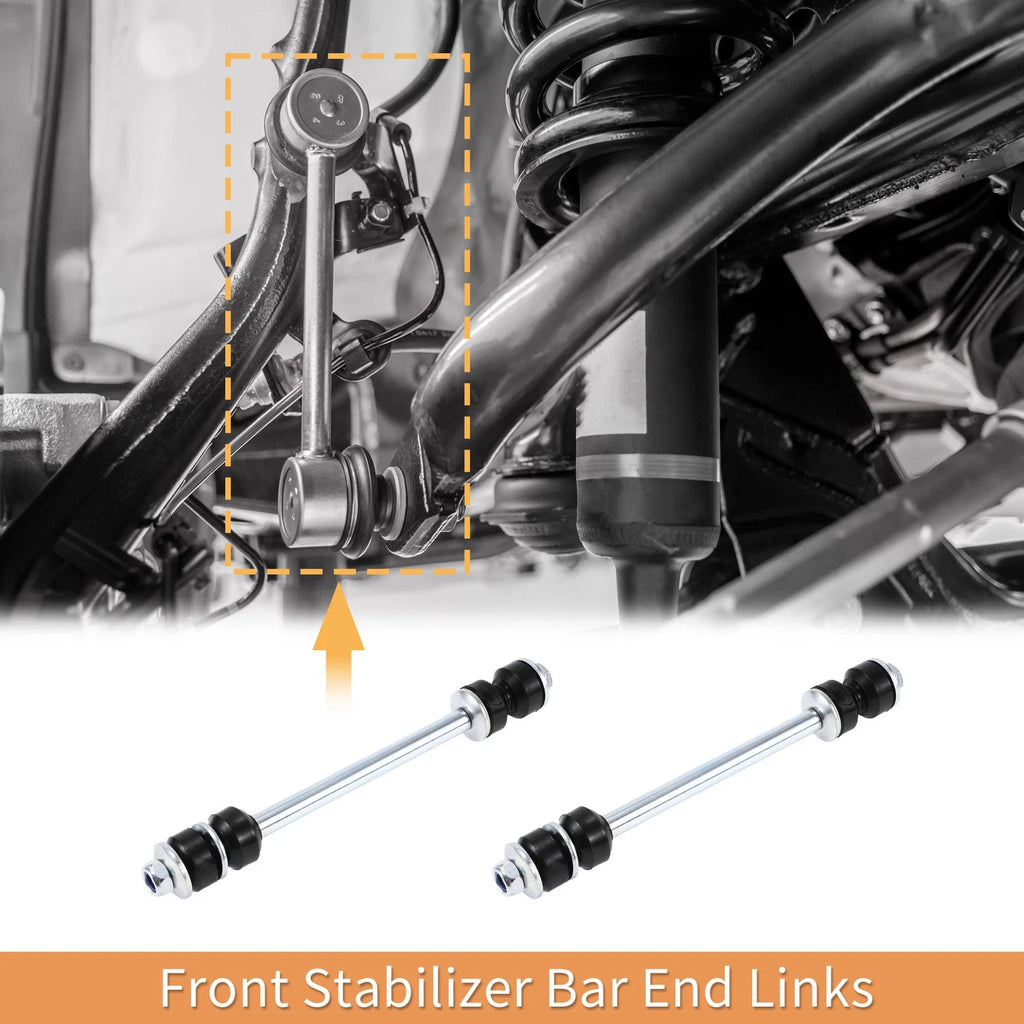 Set of 2 Front Stabiliser Sway Bar Links with Bushings for Ford Explorer (2006–2010)