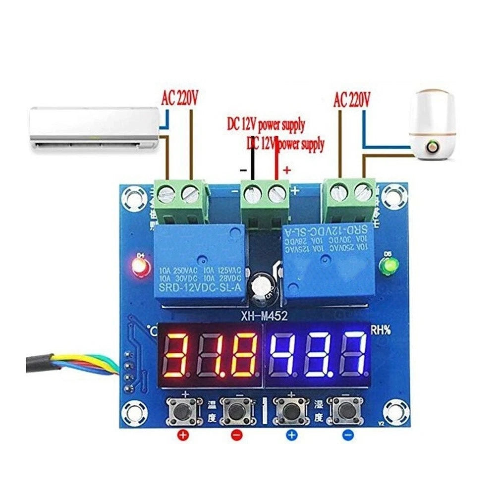 Temperature and Humidity Controller Module for XH M452