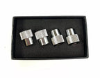Valve Stem Caps Premium Chrome Knurled for Dodge Ram (2003–2018)