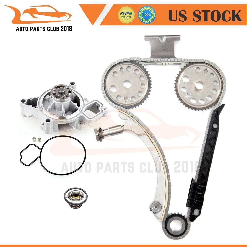 Timing Chain Kit + Water Pump + Thermostat for Saturn Sky Vue Ion LS (2007–2010)