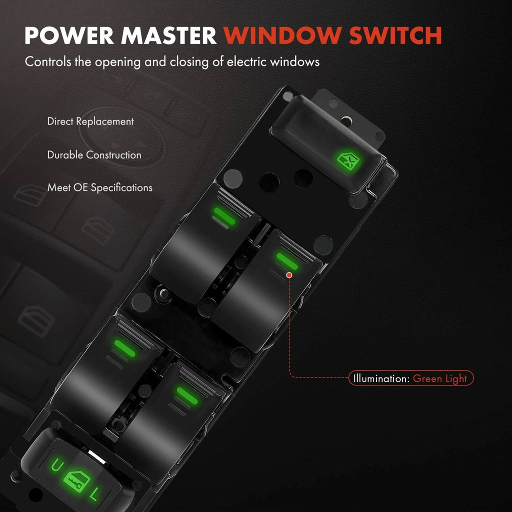 Front Left Power Window Switch for Chevy Colorado GMC Canyon (2004-2012)