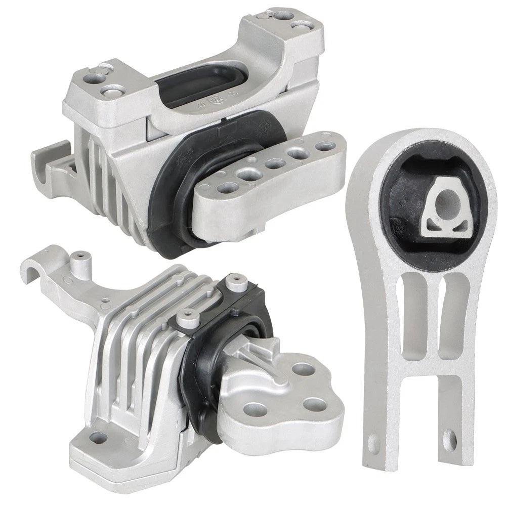 Set of 3 Engine and Transmission Mounts for Jeep Cherokee (2014–2019)