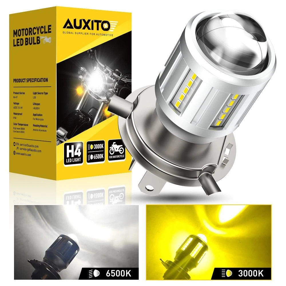 H4 9003 LED Headlight Bulb for Motorcycle (Hi/Lo Beam)
