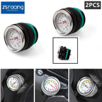 2X Oil Temperature Gauge Filler Cap for Motorcycle (0-200 Celsius)