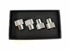 Valve Stem Caps Premium Chrome Knurled for Lincoln (2009–2020)