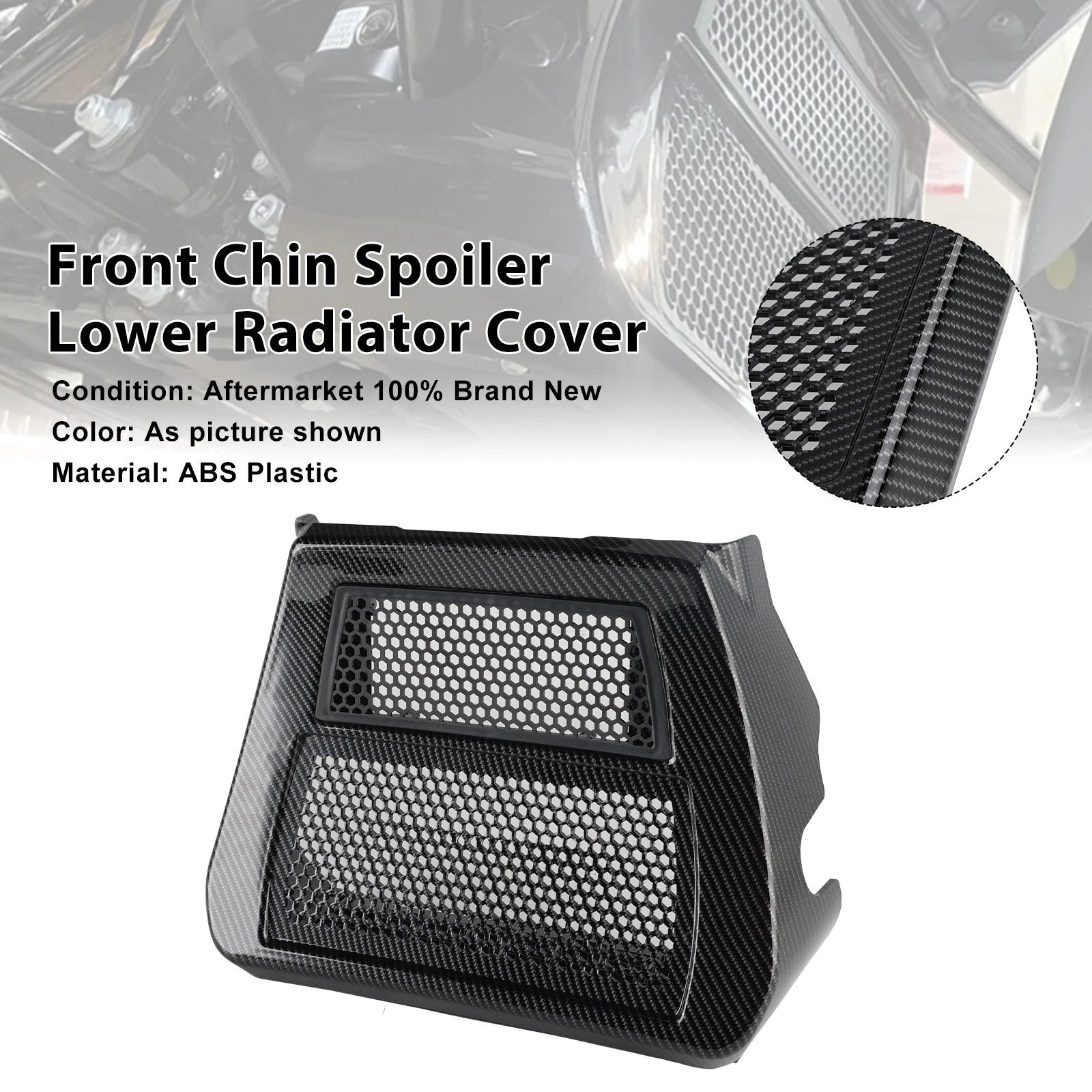 Lower Chin Spoiler Radiator Guard Cover for CVO Street Glide FLHXSE (2023–2025)