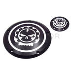Gear Skull Derby Timer Cover for Harley Dyna Sportster XL 883 1200 (2004–2023)