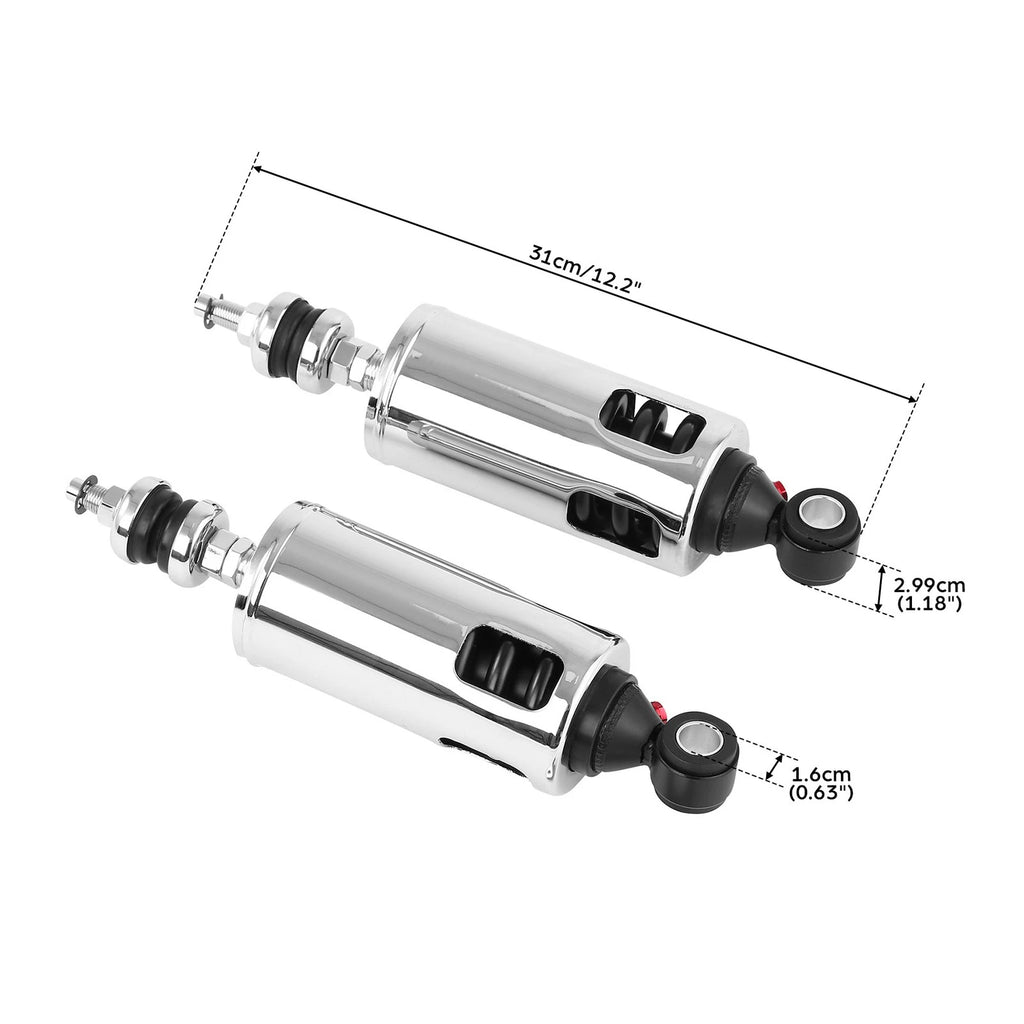 Heavy Duty Rear Suspension Shocks for Harley Heritage Softail (2000–2017)