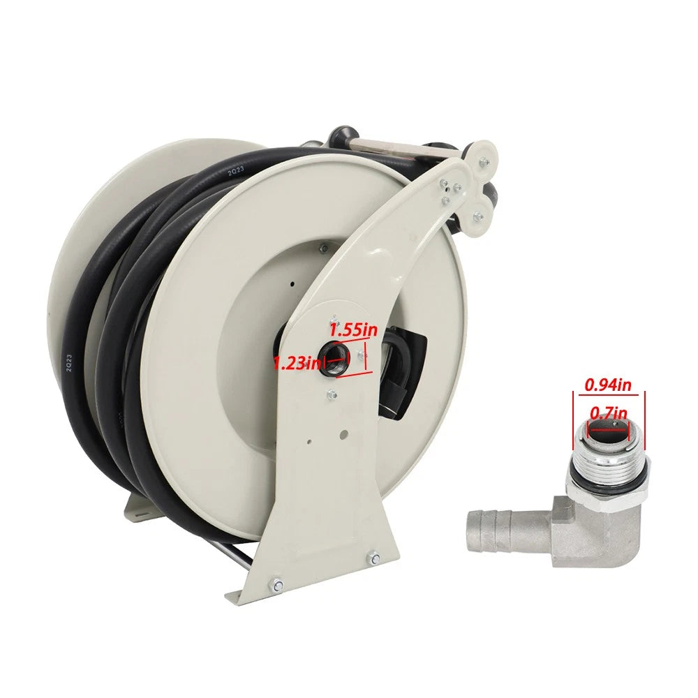 Retractable Diesel Hose Reel for Auto Refueling (3/4" x 50')