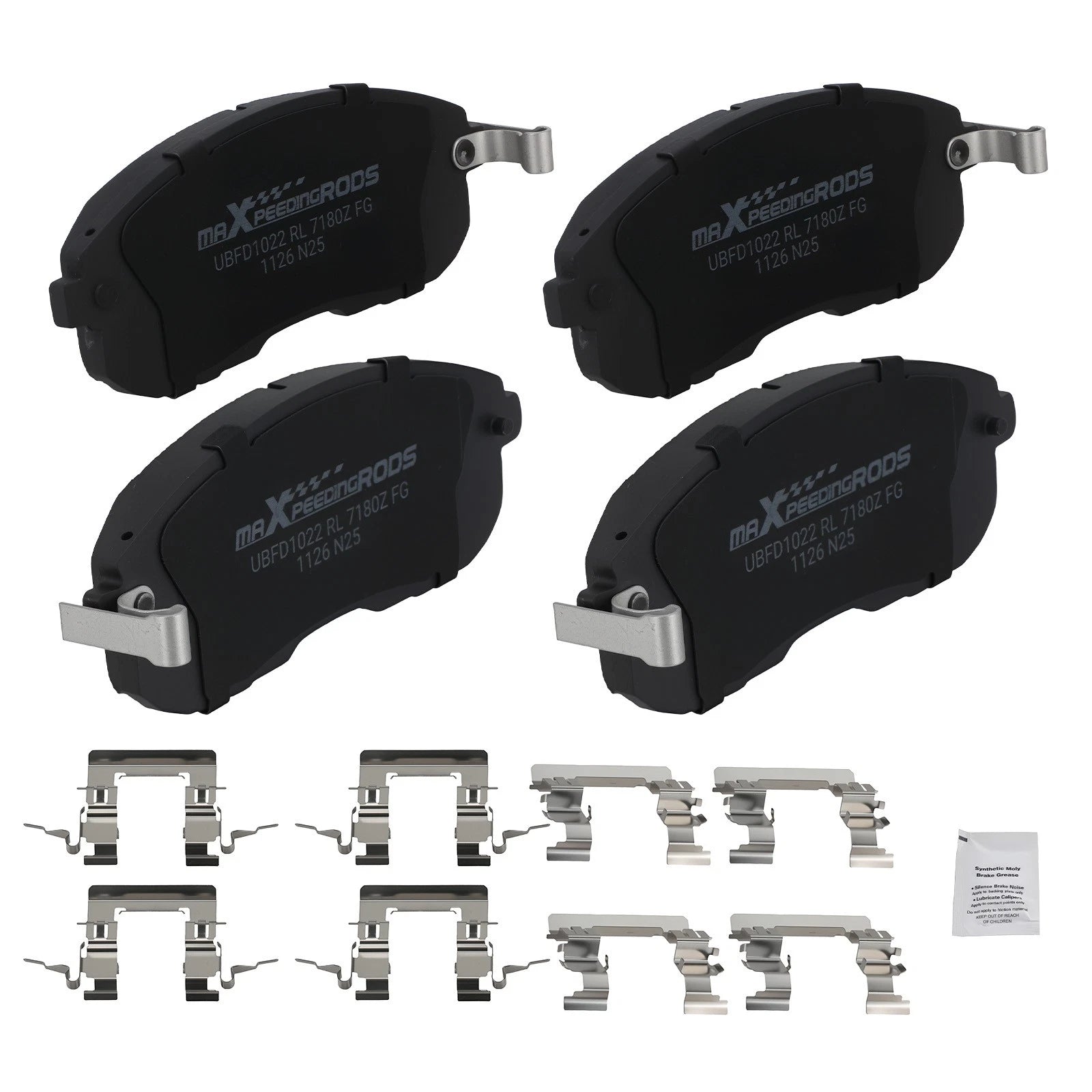 Front Ceramic Brake Pads Kit for Suzuki SX4 (2009–2014) D815A