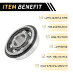 6201NR Deep Groove Ball Bearing for Scooter Skateboard Wheel (P6)