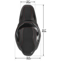 Driver Passenger Seat for Harley Touring Street Road Glide (2009–2023) Black