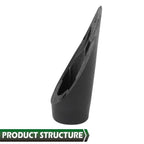 Radio Antenna Mounting Base Bezel Black for Dodge Ram 1500 2500 3500 (2002-2023)