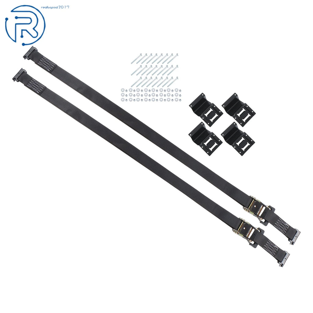 Set of 4 Trailer Ratchet Straps for UTV ATV