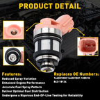 Set of 12 Fuel Injectors for Nissan Xterra Frontier Pathfinder (1996–2004)