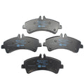 Set of 4 Hella Rear Disc Brake Pads for Dodge Freightliner MB Sprinter 3500 (2007–2018)