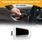 Exterior Door Handle Cover Trim for Chevrolet Malibu (2016–2018) Black ABS