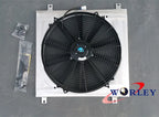 Aluminum Radiator Shroud & Fan for Holden Commodore VB VC VH VK V8 (1979-1986)