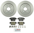 Bosch QuietCast Rear Brake Kit for Ford Mercury (330mm, Solid Rotors, Ceramic Pads)