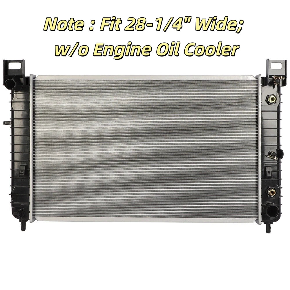 Radiator and A/C Condenser for Chevrolet Suburban 1500, GMC Yukon (2000–2006)