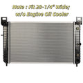 Radiator and A/C Condenser for Chevrolet Suburban 1500, GMC Yukon (2000–2006)