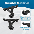 Set of 4 Suspension Front Lower Control Arms Tie Rods Sway Bars for Buick Encore (2013–2022)