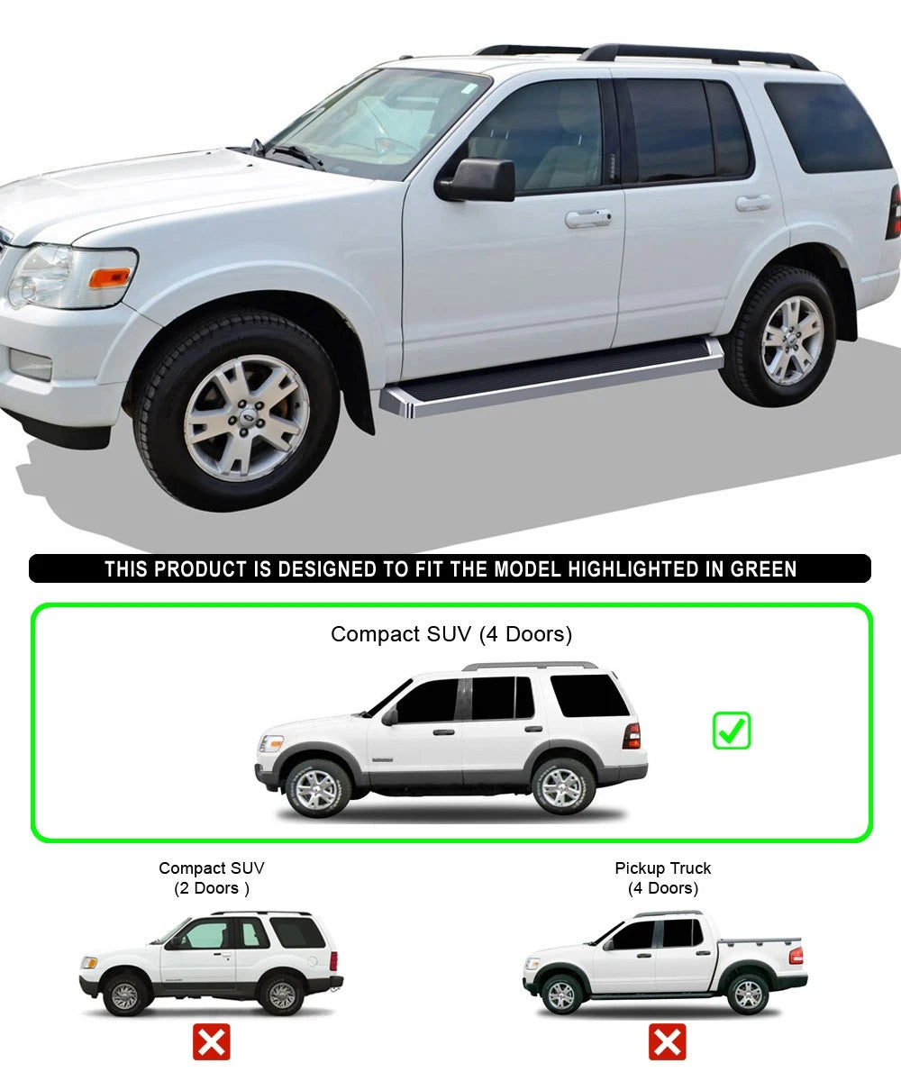 iBoard Running Boards for Ford Explorer 2006-2010