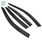 Set of 4 Window Visors Rain Guards for Acura TL (2009-2014) Black