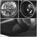 Pair of Projector Headlights for Kia Sorento (2011–2013) Black/Clear