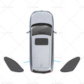 2X Triangular Car Window Sun Shade for Mazda CX-30 (2019–2025) UVA Protection