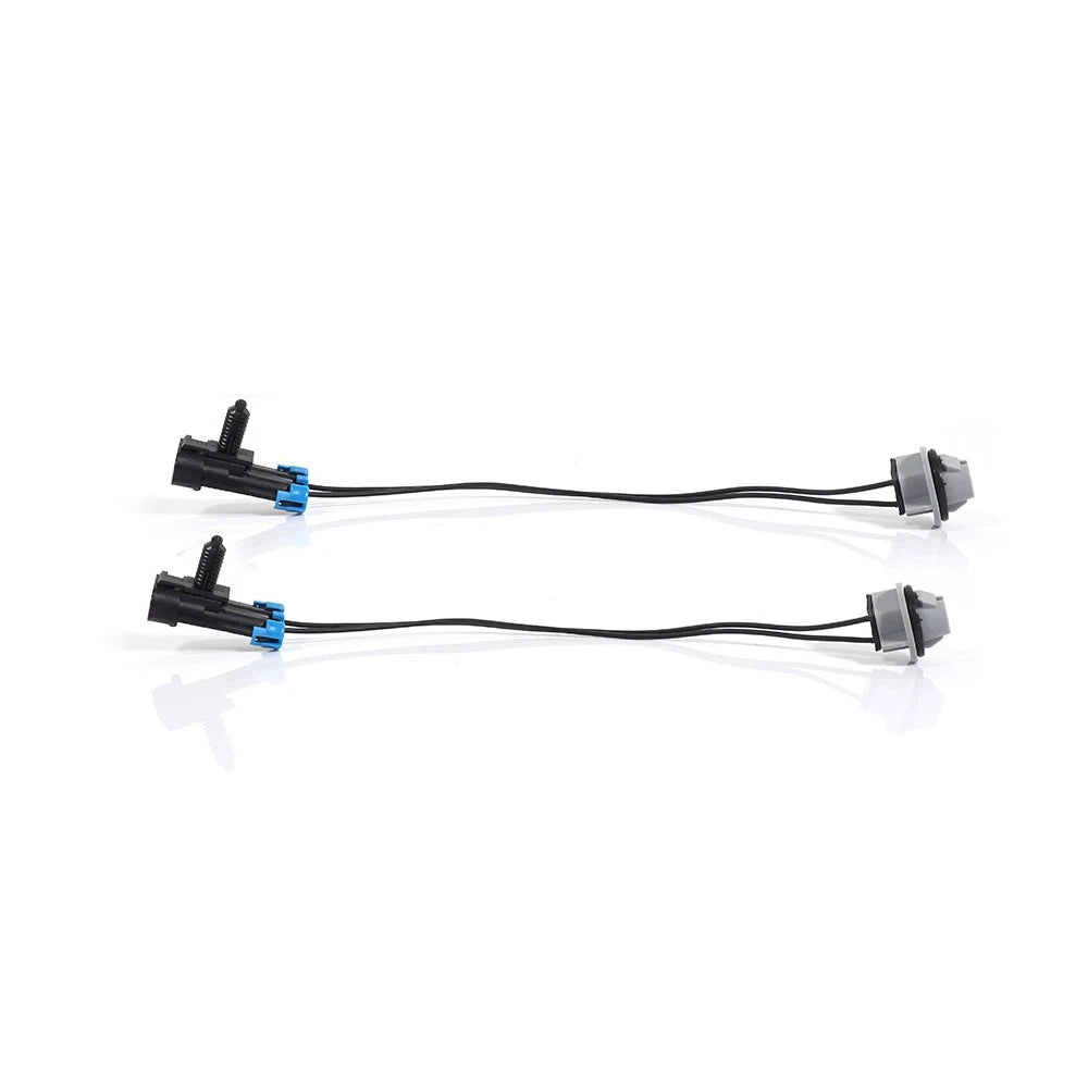 2X Rear License Plate Lamp Wire Harness Kit for Chevrolet Traverse (2009–2012)