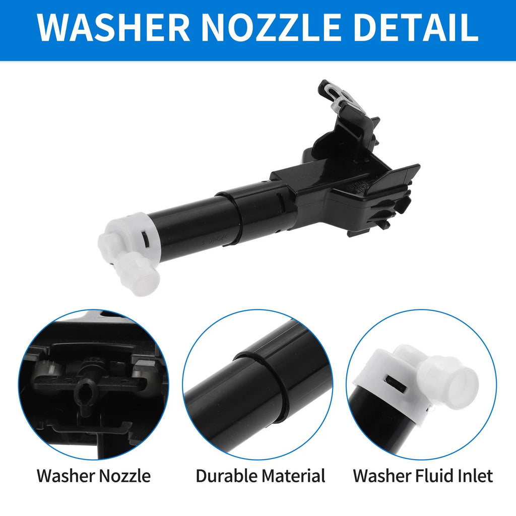Front Passenger Side Headlight Washer Nozzle for Toyota Prius (2009–2015) No. 8520747011