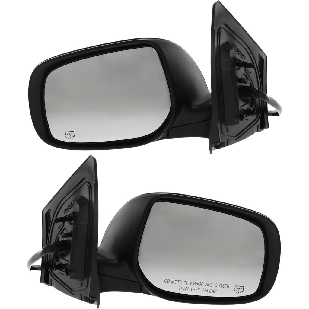 Set of 2 Heated Mirrors for Driver & Passenger Side