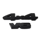 V6 4x4 3D Tailgate Emblem Badge Overlays for Toyota Tacoma, 4Runner, Tundra