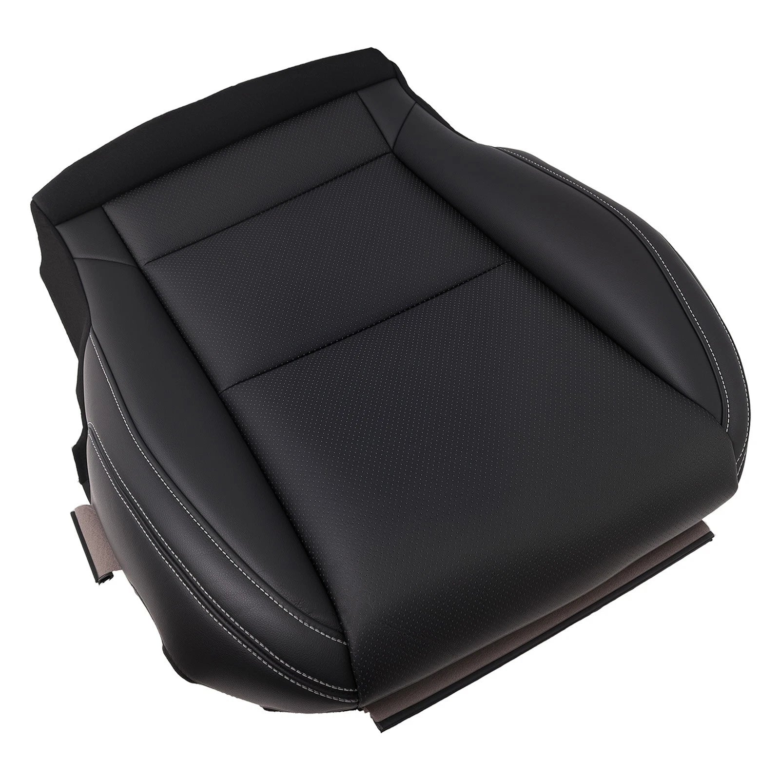 Perforated Leather Seat Cover for Chevy Camaro Z28 SS (2010–2015) Black