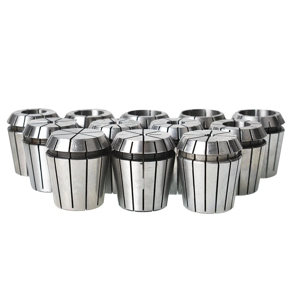 Set of 12 Spring Collets for ER40 (Compatible with Various Models)
