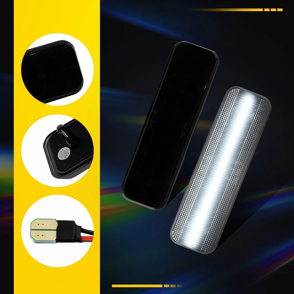 2X LED Daytime Running Light Turn Signal Fog Lamp for Car