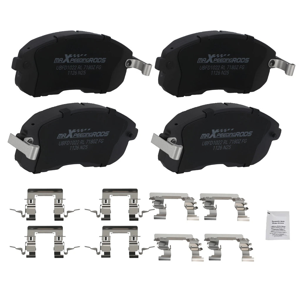 Set of 4 Front Ceramic Brake Pads for Nissan 350Z (2003–2005) / Altima (2002–2013)