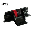 6 x IR-40T Black & Red Calculator Ink Rollers for CP13 NR42
