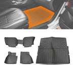 Set of 2 Floor Mats Liner for Mazda CX-50 (2023–2025) Black TPE Anti-Slip