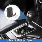 1 Pc Gear Shift Knob Cover for Nissan Altima (2019–2024) Black Carbon Fiber