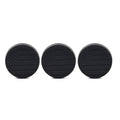 3X Lock Door Key Hole Socket Cover Trim Black for Jeep Wrangler TJ JK JL JT