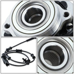 Set of 2 Wheel Bearings & Hubs for Dodge Ram 1500 2500 3500 (2006–2008)